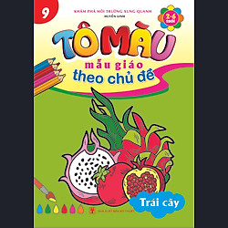 Tô Màu Mẫu Giáo Theo Chủ Đề  9 – Trái Cây